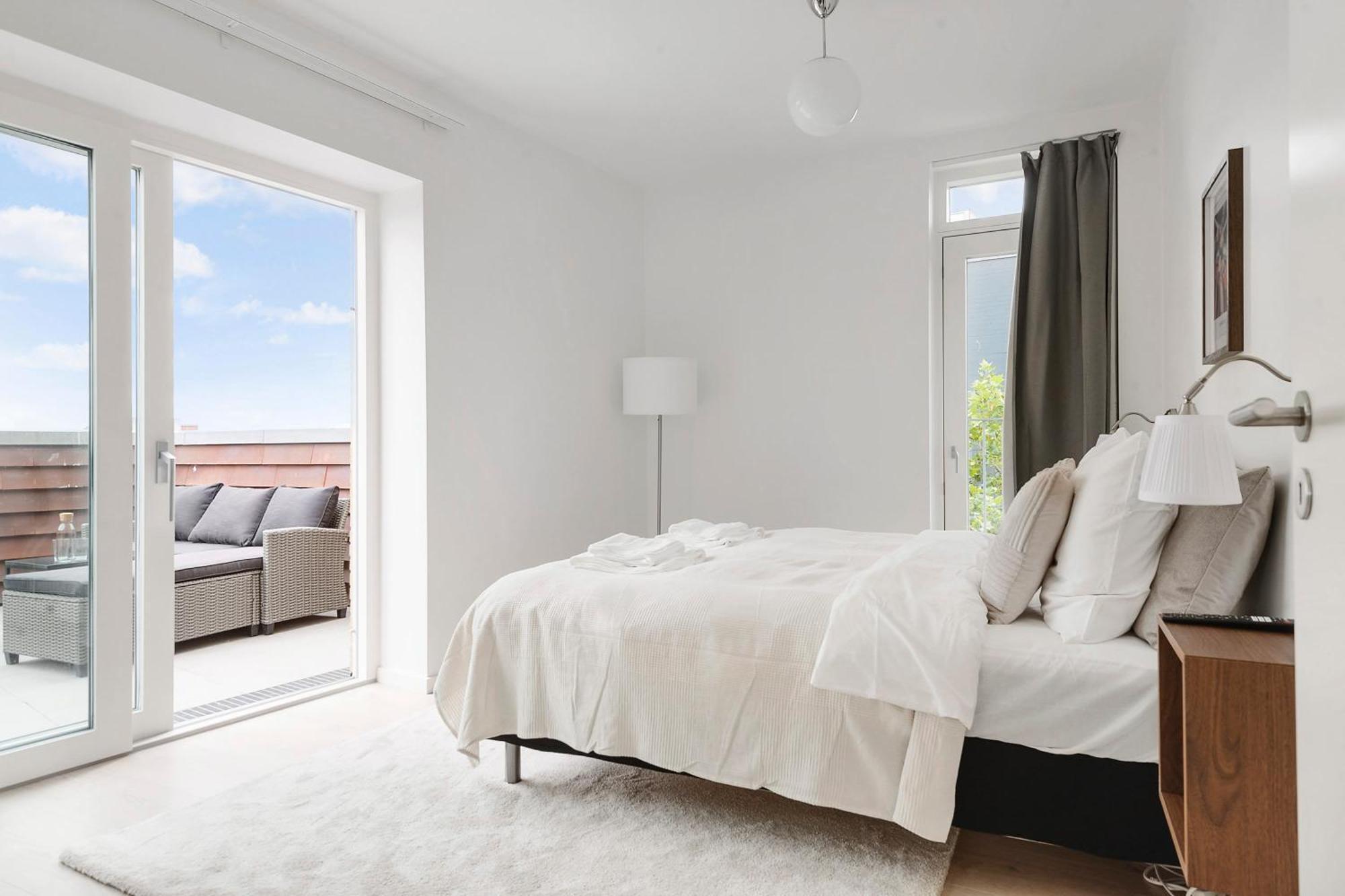Grand Penthouse Suite With Private Rooftop Terrace 오르후스 외부 사진